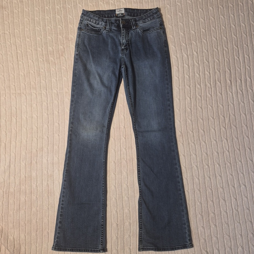 Ridgecut Toughwear Bootcut Jeans Faded Blue Denim Womens Workwear - Size: 6